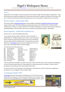 Issue 9 - Nigel`s Webspace