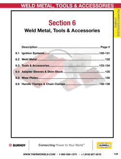 Section 6 - thermOweld