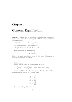 General Equilibrium