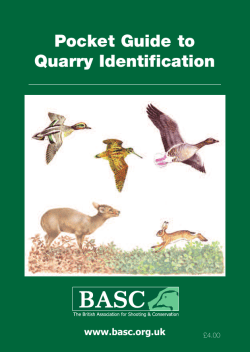 BASC Guide to Quarry Identification