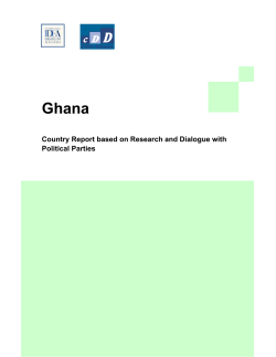 Ghana - International IDEA