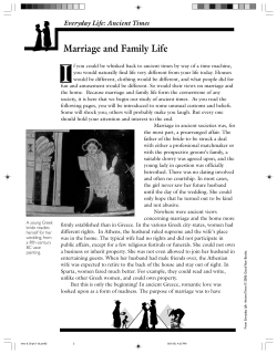 Marriage and Family Life