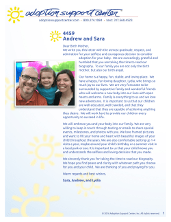 Sara - Adoption Support Center