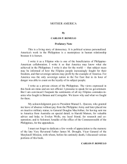 mother america - General Carlos P. Romulo