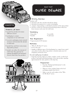 Post Tour Lesson: Buyer Beware