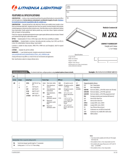 Spec Sheet - Acuity Brands