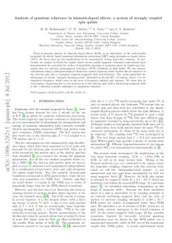 Analysis of quantum coherence in bismuth