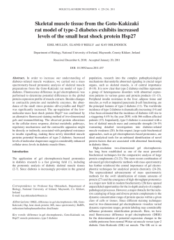 Skeletal muscle tissue from the Goto-Kakizaki rat model of type