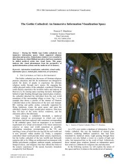 The Gothic Cathedral: An Immersive Information