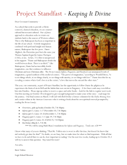 Project Standfast - The Covenant School