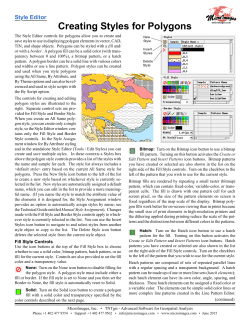 Creating Styles for Polygons