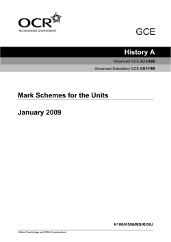 Mark scheme - January