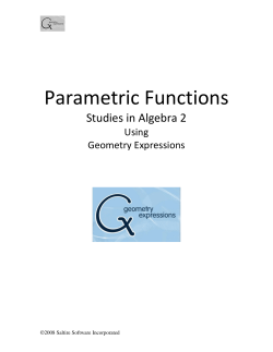 Parametric Functions - Geometry Expressions