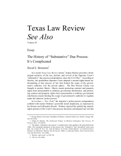 Texas Law Review See Also