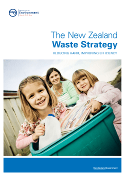 The New Zealand Waste Strategy