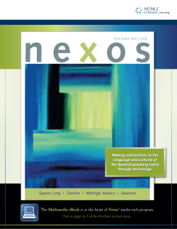 nexos - Cengage