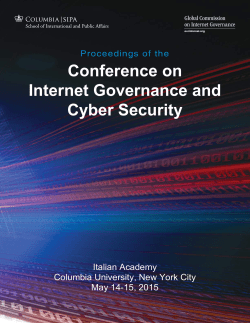 Conference on Internet Governance and Cyber