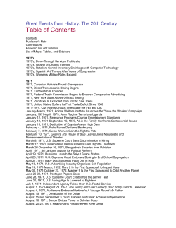 Table of Contents