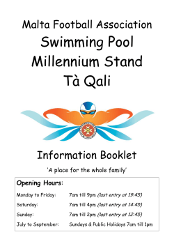 mfa swimming pool - Malta Football Association
