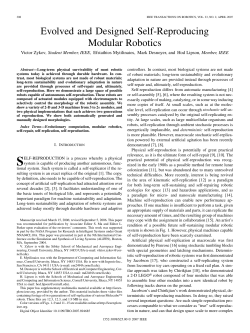 Evolved and Designed Self-Reproducing Modular Robotics