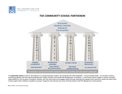 community school Parthenon - The Federation for Community Schools