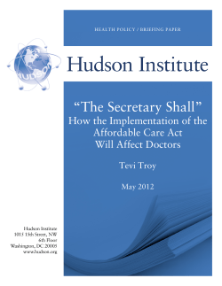 The Secretary Shall