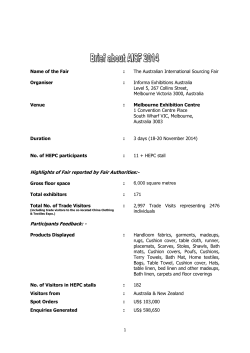 Past Report - Handloom Export Promotion Council