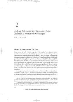 Helping Reforms Deliver Growth in Latin America