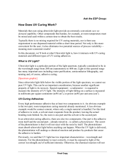 How Does UV Curing Work?