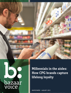 Millennials in the aisles