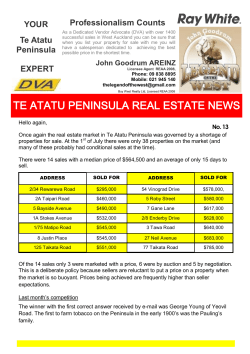 te atatu peninsula real estate news