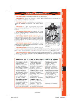 Book 1.indb - Cincinnati Bengals
