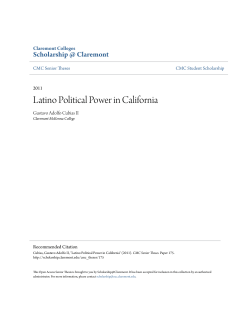 Latino Political Power in California