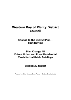 48. Future Urban and Rural Residential Yards for Habitable Buildings