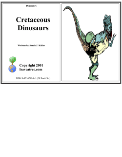 Cretaceous Dinosaurs