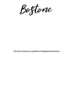 This font includes no additional dingbats