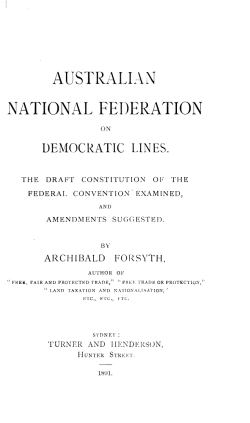 australian national federation