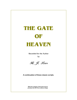 The Gate of Heaven - Innerworld Designs Studios