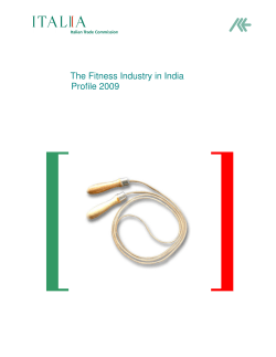 The Fitness Industry in India Profile 2009