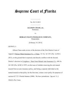 Chase v. Horace Mann Ins