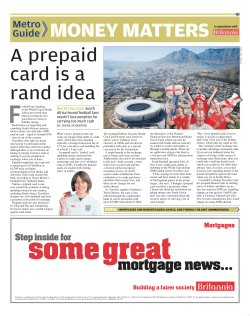 A prepaid card is a rand idea