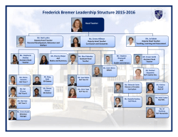 Teacher Line Management - Frederick Bremer School