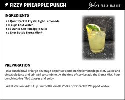 fizzy pineapple punch - Yoke`s Fresh Markets