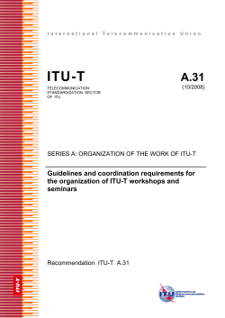 ITU-T Rec. Book 1 Resolutions ITU