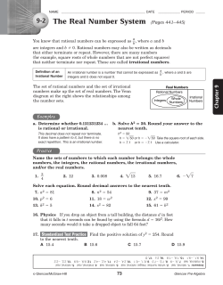 The Real Number System