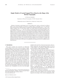 Simple Models of Coastal-Trapped Waves Based on the Shape of