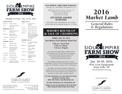 Market Lamb - Sioux Empire Farm Show