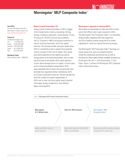 Morningstar&reg; MLP Composite IndexSM
