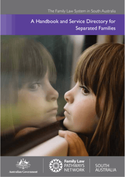 A Handbook and Service Directory for Separated Families