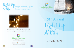 31st Annual - Hospice and Palliative Care of Greensboro